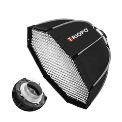 Softbox Octabox de armado rápido con Montura Bowens Triopo K2