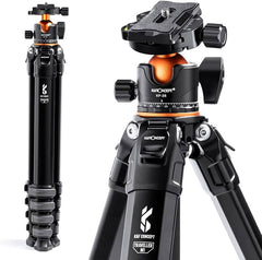 Trípode K&F Concept M1 Traveler: Compacto, Ligero y Versátil para Fotografía en Movimiento