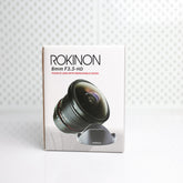 Rokinon 8 mm f/3.5 Fisheye HD – Lente Ojo de Pez APS-C – Usado Impecable