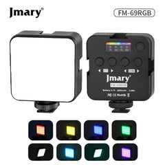 Luz LED RGB Recargable JM69 – Iluminación Portátil y Creativa para Fotografía y Video