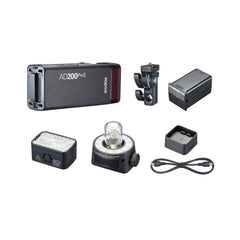 Flash Godox AD200 Pro II con Cabezal Intercambiable y Potencia de 200Ws
