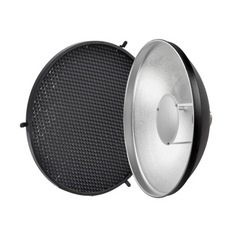 Beauty Dish de 42 cm con Rejilla para equipos con Montura Bowens