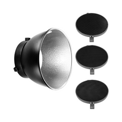 Reflector Bowens con rejillas 10-30-50