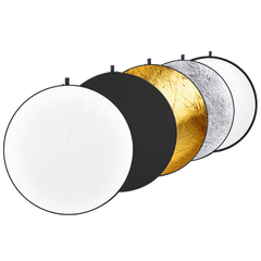 Reflector 5 en 1 Redondo – 80cm de versatilidad para tu iluminación