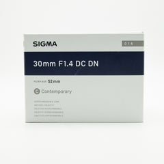 Sigma 30 mm f/1.4 DC DN (Sony E) — Prime luminoso para APS-C