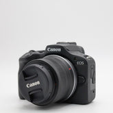 Canon EOS R100 + Lente 18-45 mm — Kit compacto con muy poco uso