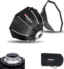 Softbox Octabox de armado rápido con Montura Bowens Triopo K2