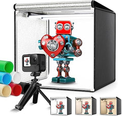 Caja de Luz 60×60 cm para Fotografía de Producto – Fondos Intercambiables