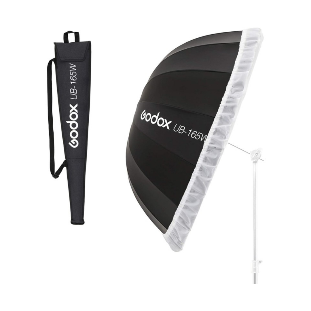 Sombrilla parabólica Godox con difusor 165cm Godox UB-165W