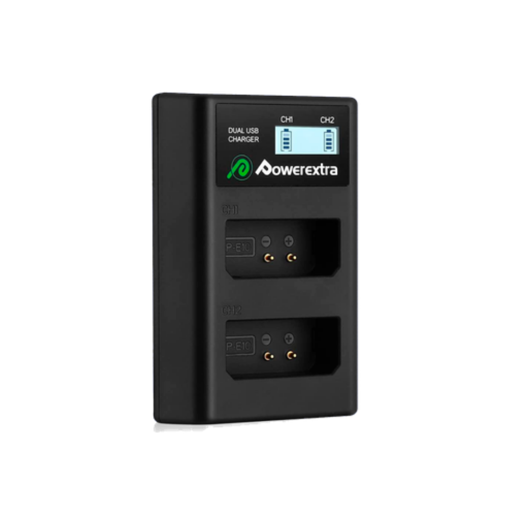 Cargador Doble para Baterías Canon LP-E10