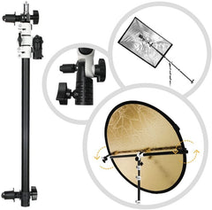 Brazo Ajustable para Reflectores y Modificadores de Luz en Estudio