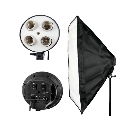 Luz continua Socket para 4 bombillos 1080