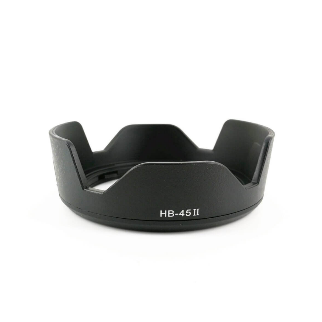 Parasol HB-45II para Nikon – Protección y contraste mejorado