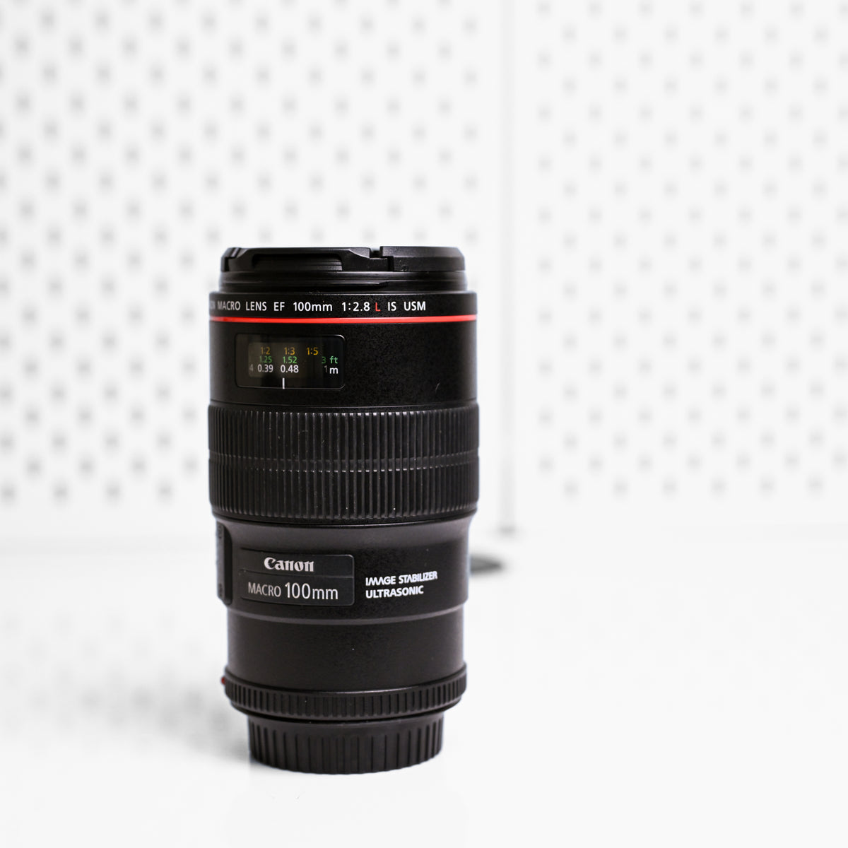 Canon EF 100mm f/2.8L Macro IS USM (Pequeño hongo que no afecta imagen)