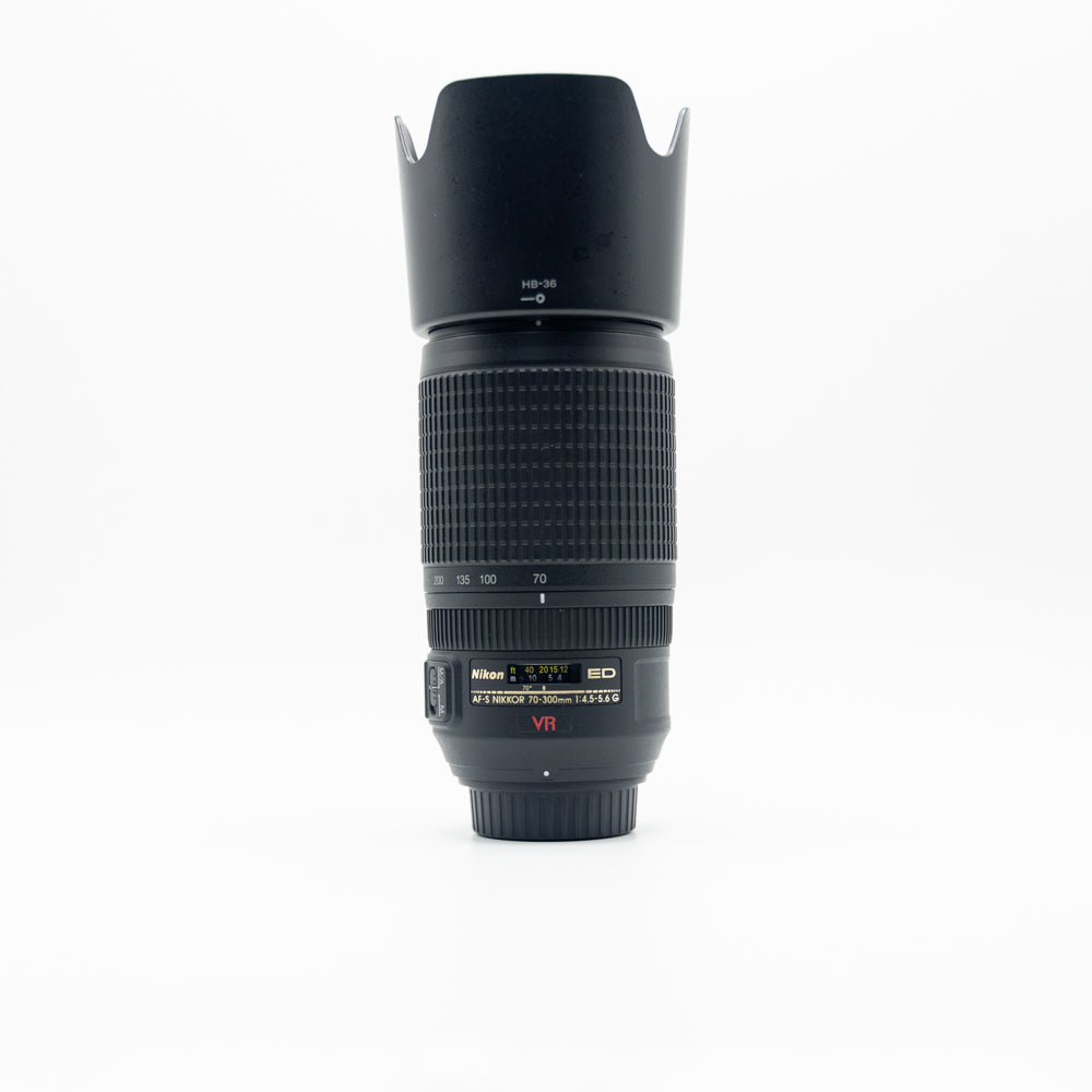 Nikon AF-S 70-300 mm f/4.5-5.6G IF-ED VR – Lente Teleobjetivo Usado