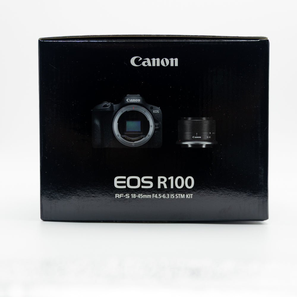 Canon R100 con lente 18-45 mm – Cámara Mirrorless Nueva, Compacta y Poderosa