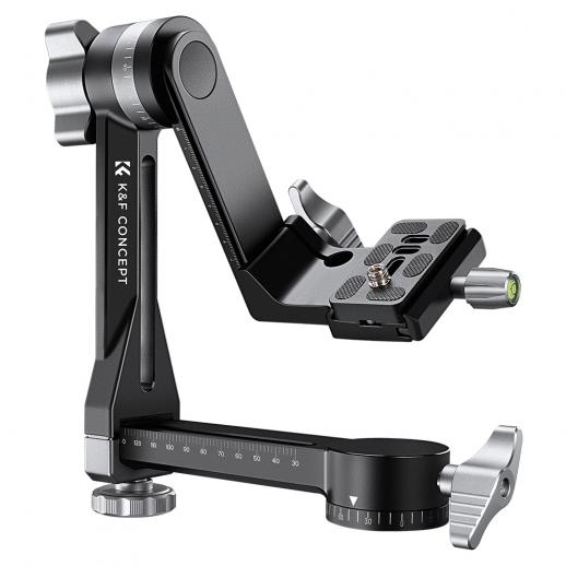 Cabezal Gimbal para Trípode K&F Concept: Control Preciso y Estabilidad para Lentes Telefoto