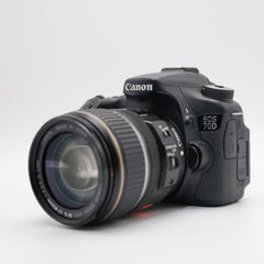 Canon EOS 70D + lente 17-85mm (Usada Impecable) — Kit DSLR avanzado para foto y video