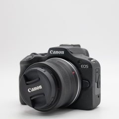 Canon EOS R100 + Lente 18-45 mm — Kit compacto con muy poco uso